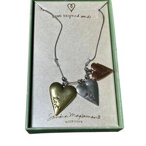 Sandra Magsamens Jewelry Silver Metallic Necklace Western Hippie Neutral Metal